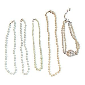 Lot of  Pearl Necklaces